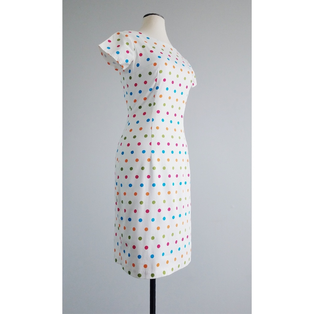 Shabby Apple Santa Monica Polkadot Sheath Dress